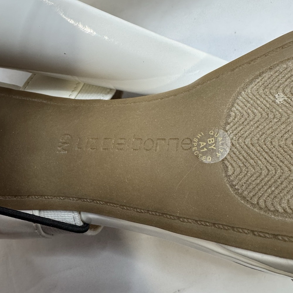Liz Claiborne Dara Women's White Strappy Heels Size 6 M Medium BNIB - Picture 6 of 11